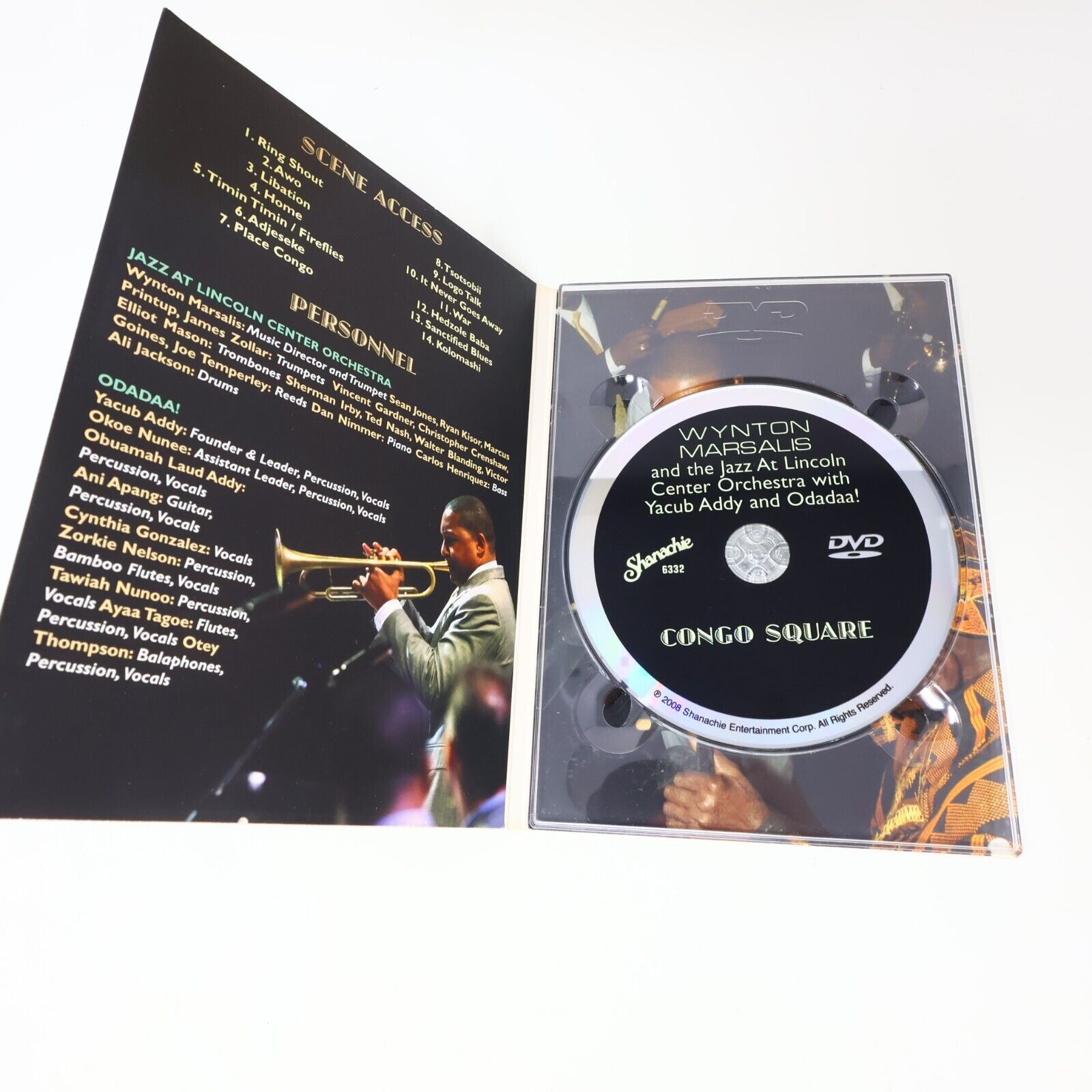 Wynton Marsalis & the Jazz Congo Square DVD Lincoln Center Orchestra Yacub Addy