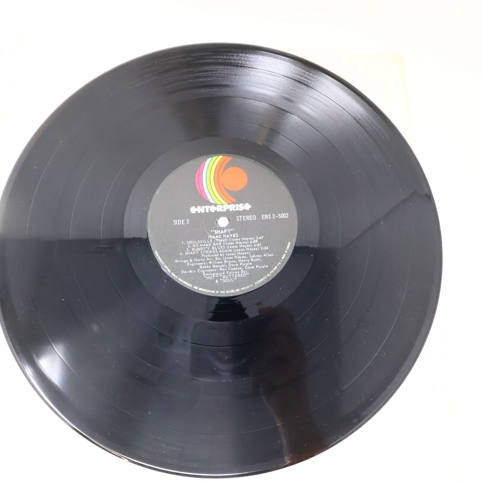 Isaac Hayes Shaft 2x LP Record Vinyl ENS 2-5002 1973 Enterprise Canada Polydor