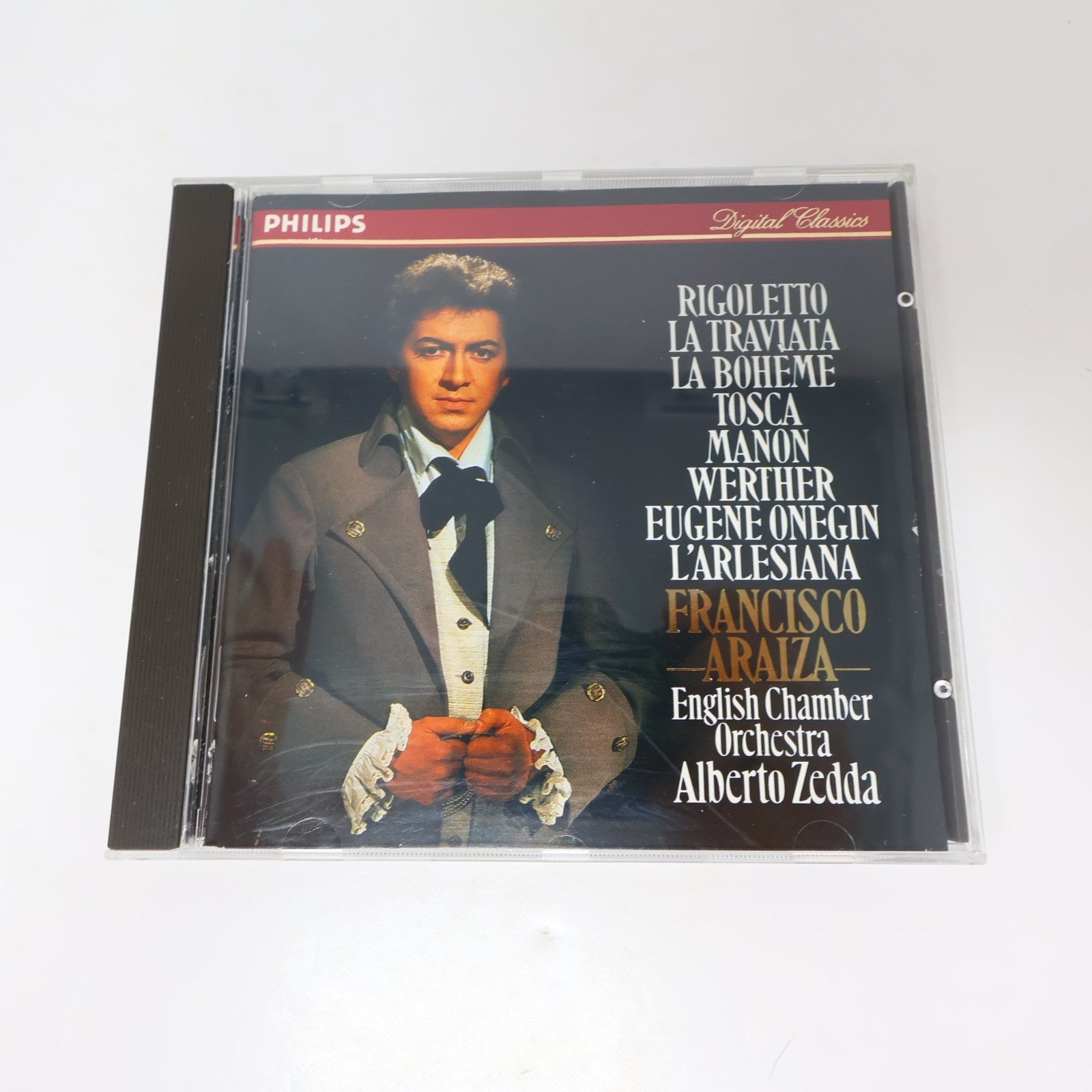 Francisco Araiza Opera Arias CD English Chamber Orchestra/Alberto Zedda Verdi