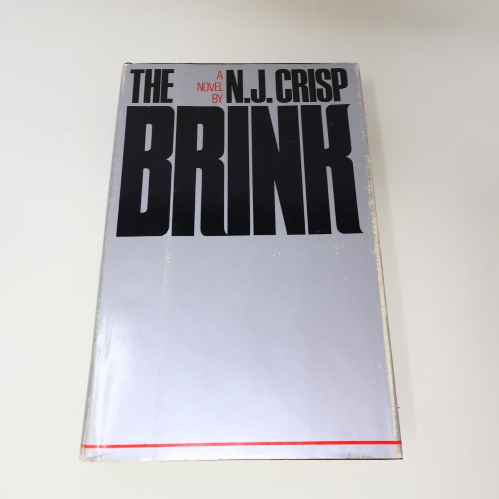 1982 The Brink N. J. Crisp Espionage Spy Thriller Viking Hardcover Book 80s HC