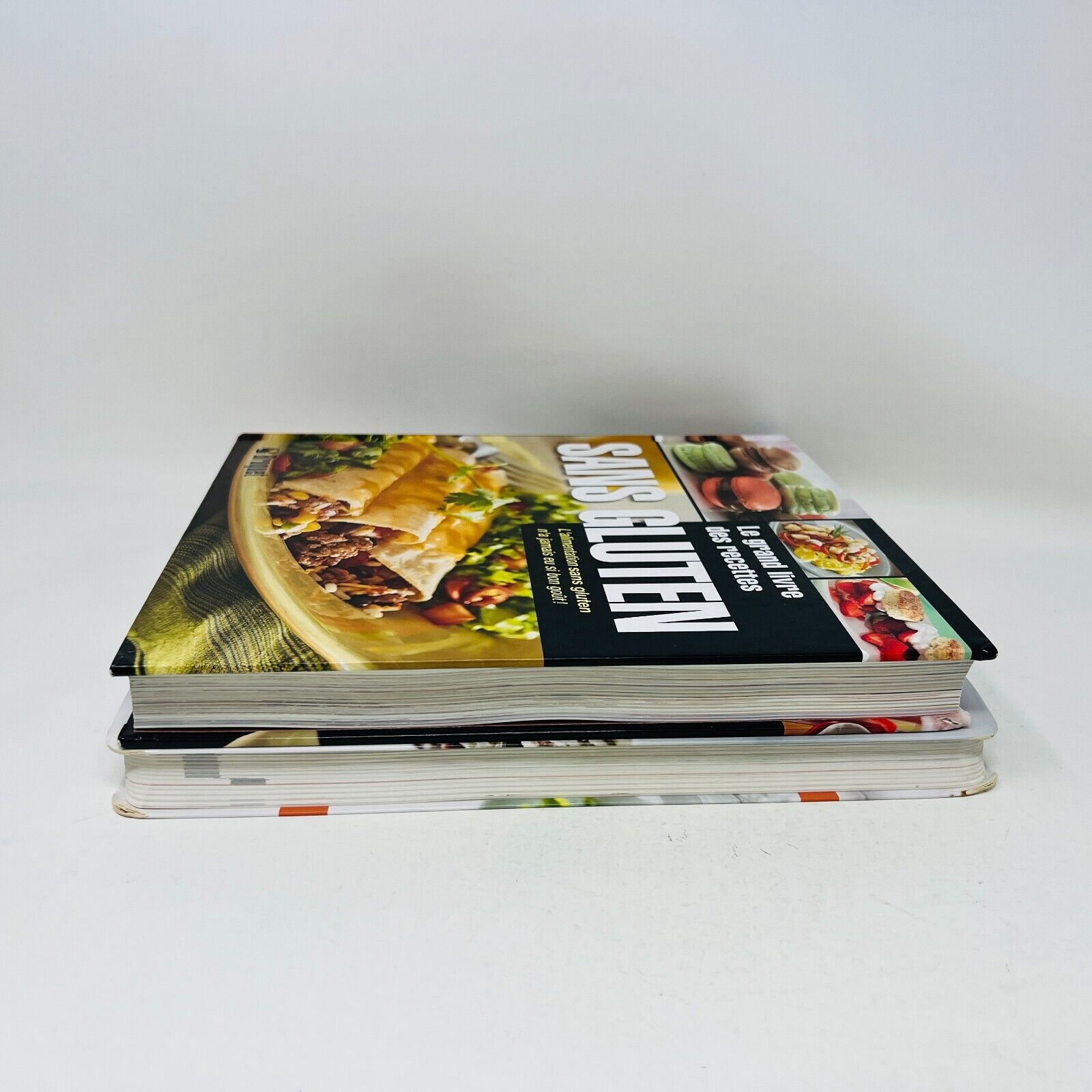 Lot de 2 Livres de Recettes Sans Gluten 21 Jours de Menus/Grand Livre Français