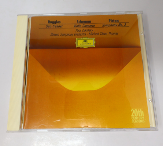 Ruggles Sun-Treader/Piston Symphony 2/Schuman Violin Concerto CD Zukofsky/Thomas