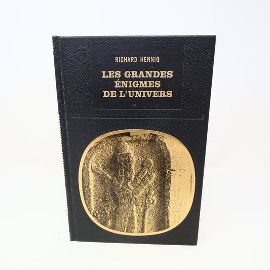 1975 Les Grandes Énigmes de l'Univers Richard Hennig Ésotérisme Tchou Français