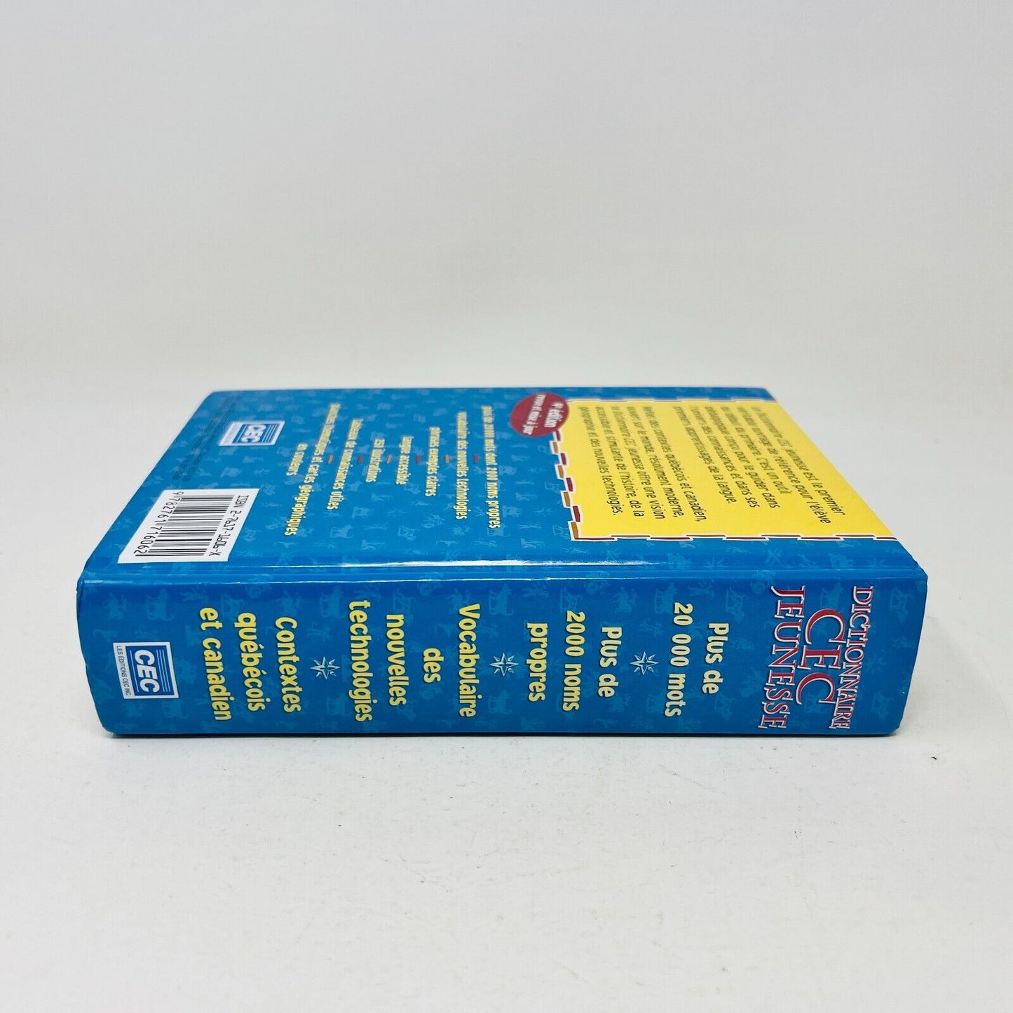1999 Dictionnaire CEC Jeunesse Abenaim/Boulanger/Robichaud 4e Édition Français
