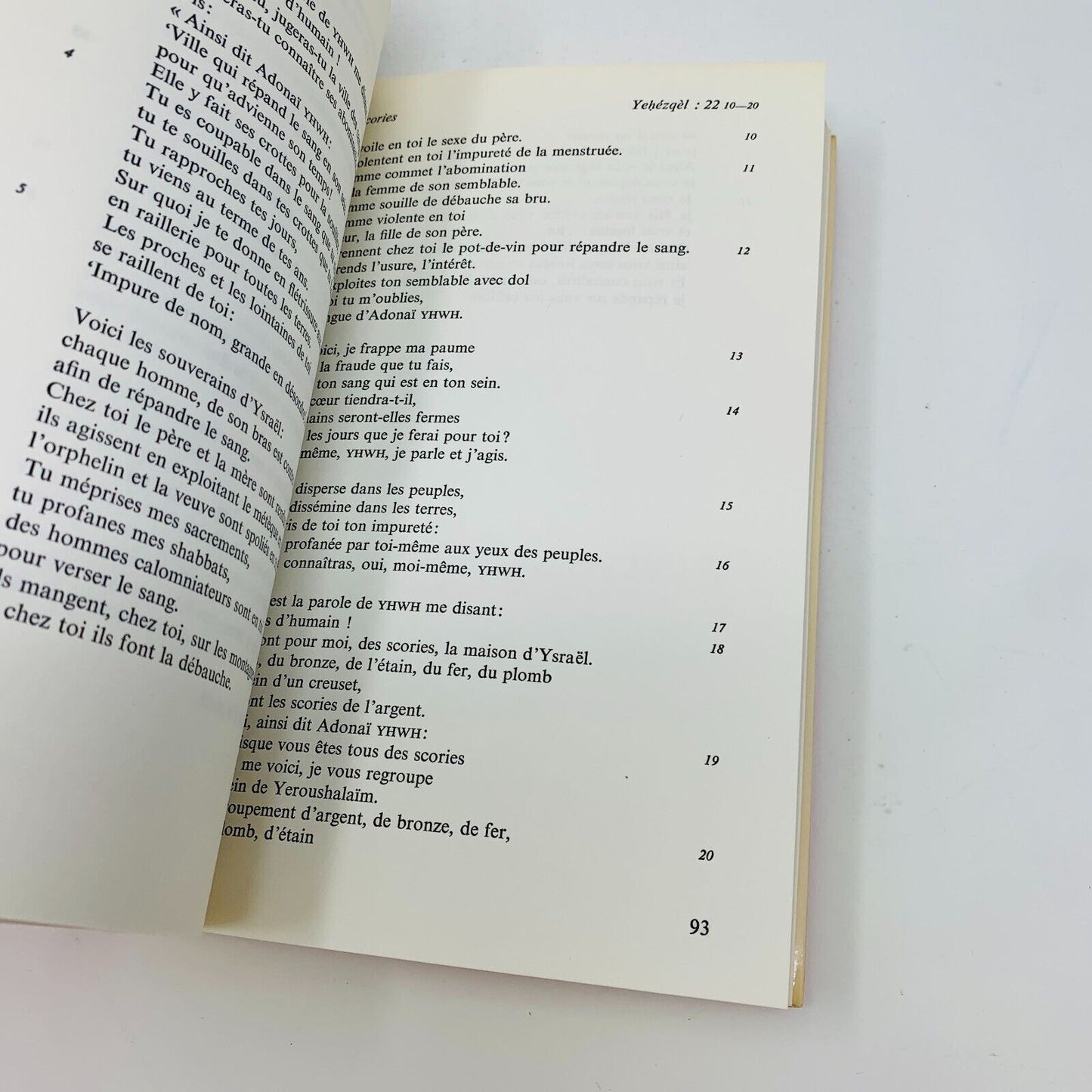 La Bible Traduite Desclée de Brouwer Français André Chouraqui Lot Livres 1970s