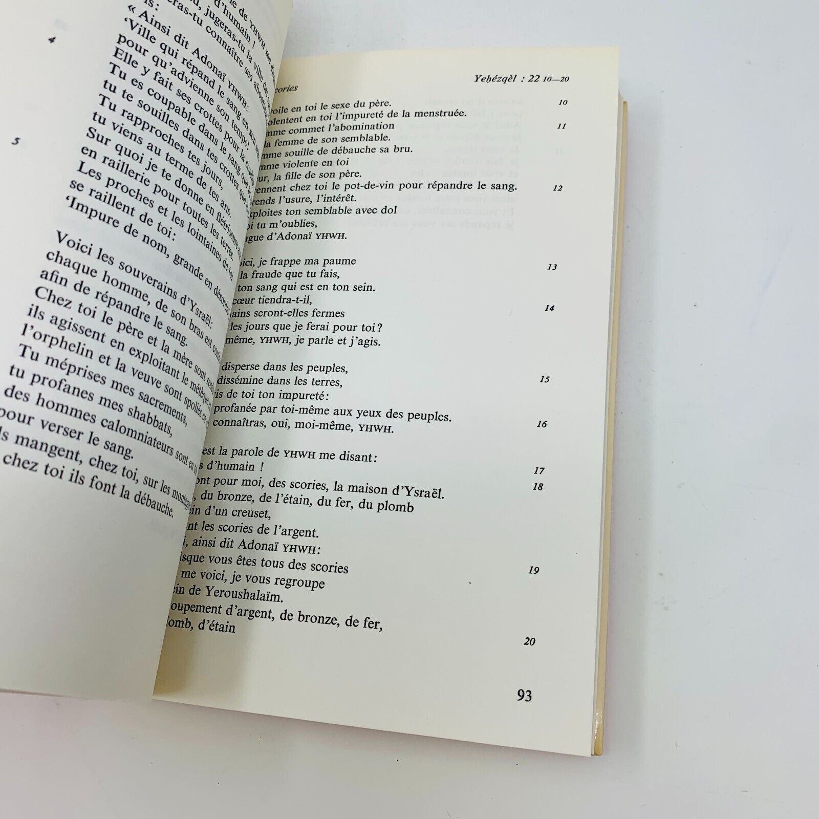 La Bible Traduite Desclée de Brouwer Français André Chouraqui Lot Livres 1970s