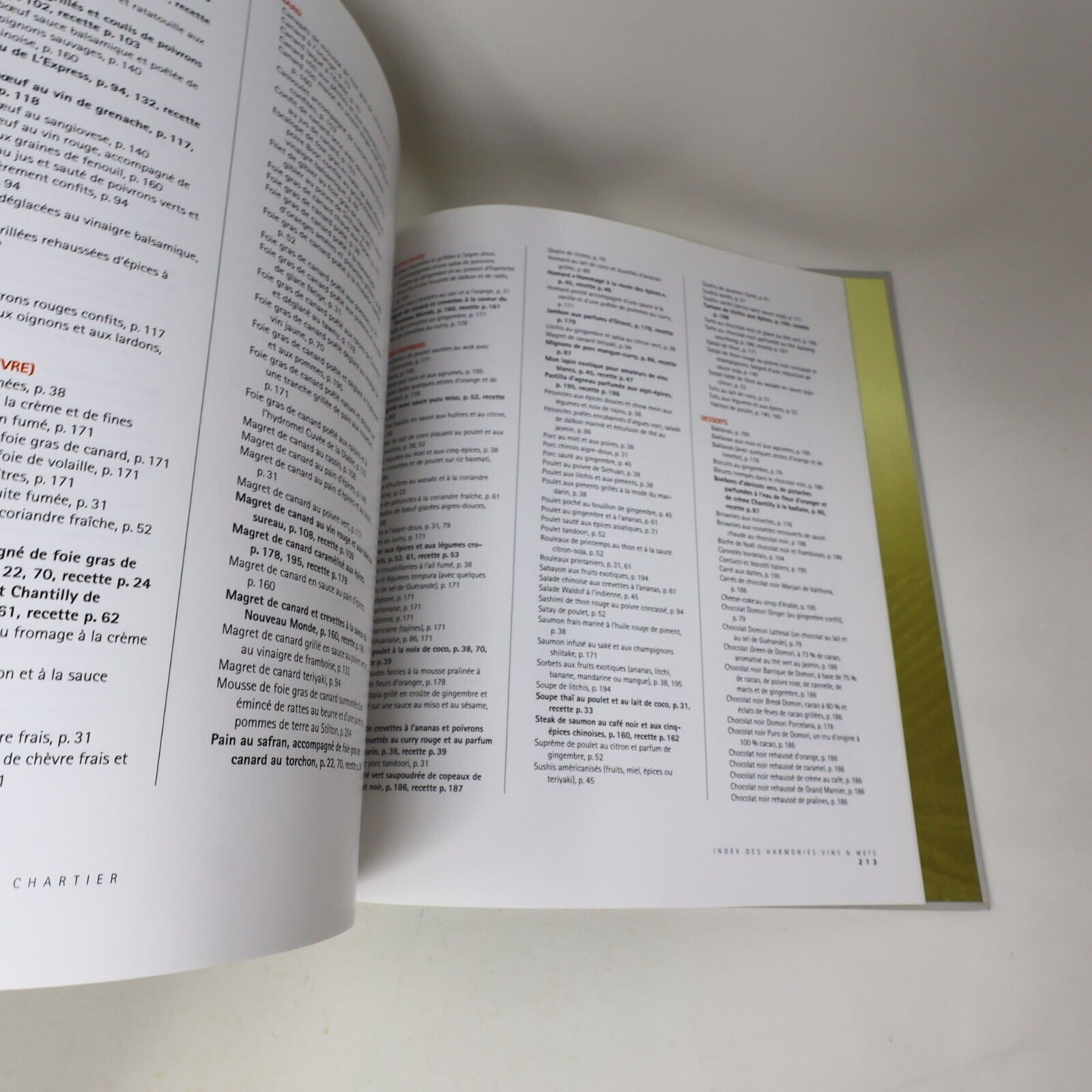 2005 À Table avec François Chartier Cuisine Recettes Vins La Presse Français HC
