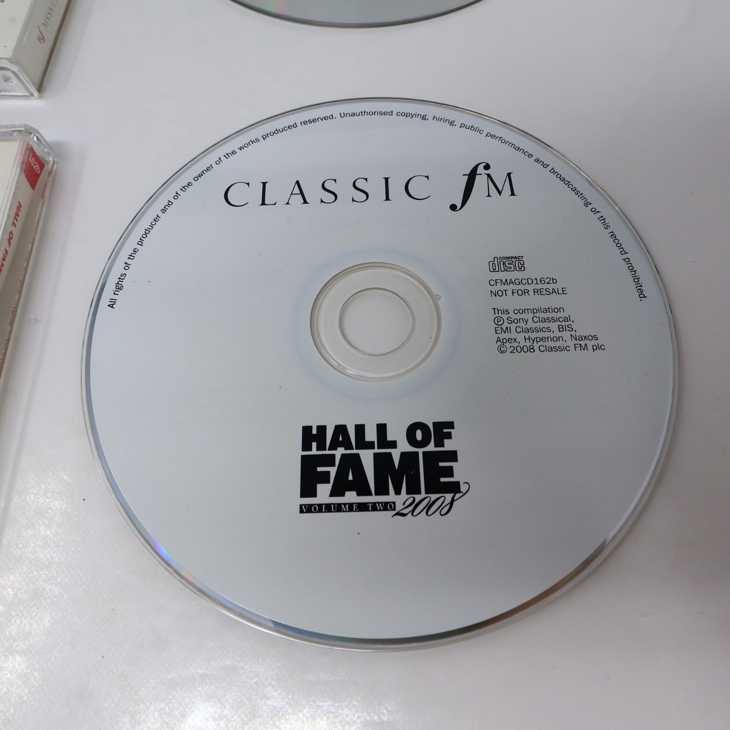 Classic FM Hall of Fame 2008 Volume One-Two #1-2 CD Lot Fauré/Beethoven/Bach