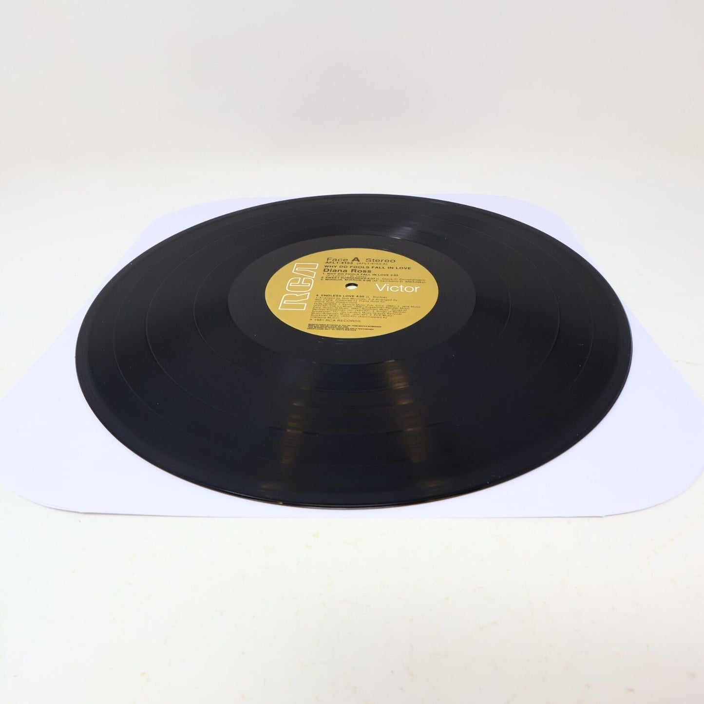 Diana Ross Why Do Fools Fall In Love LP Record Vinyl 1981 RCA Victor AFL1-4153