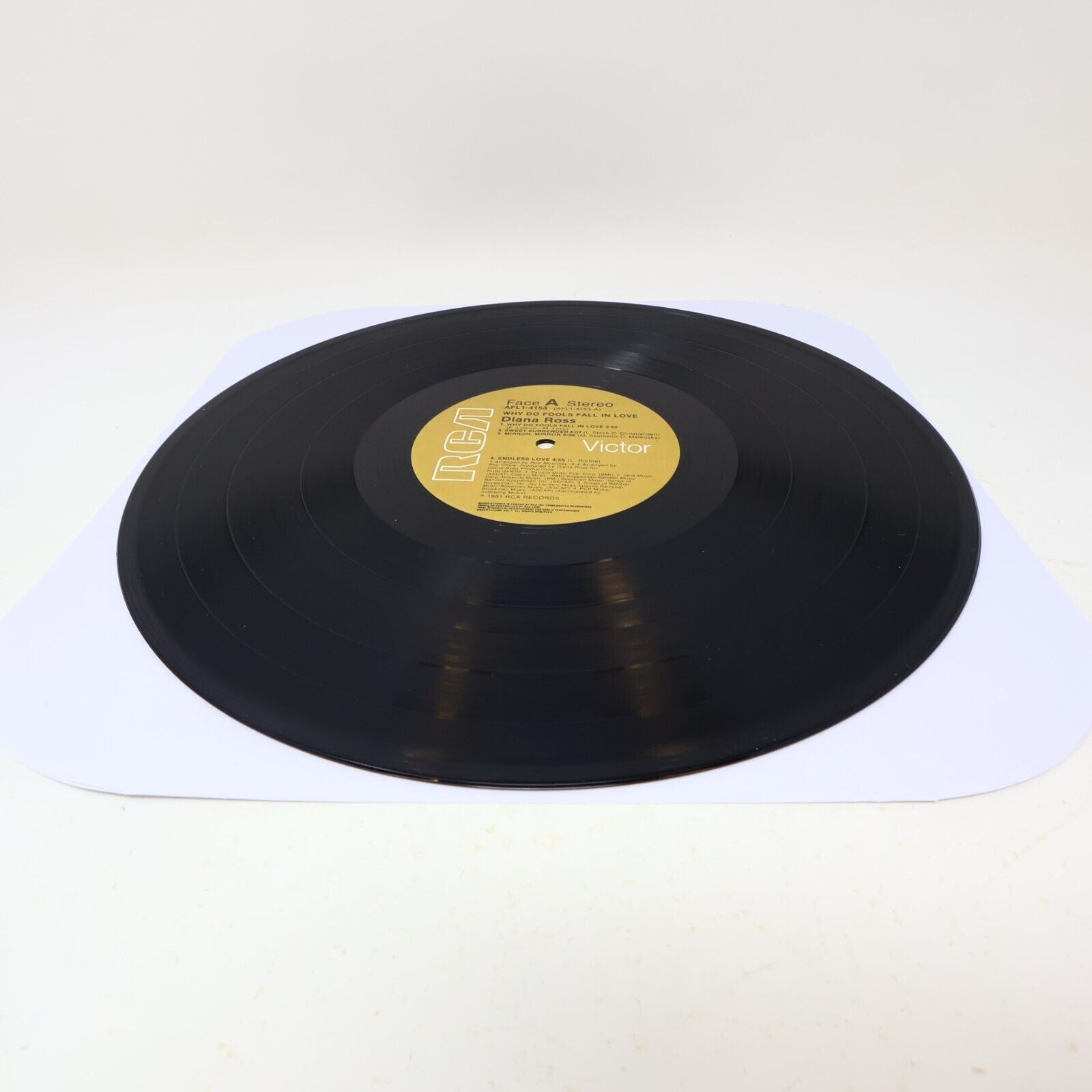 Diana Ross Why Do Fools Fall In Love LP Record Vinyl 1981 RCA Victor AFL1-4153