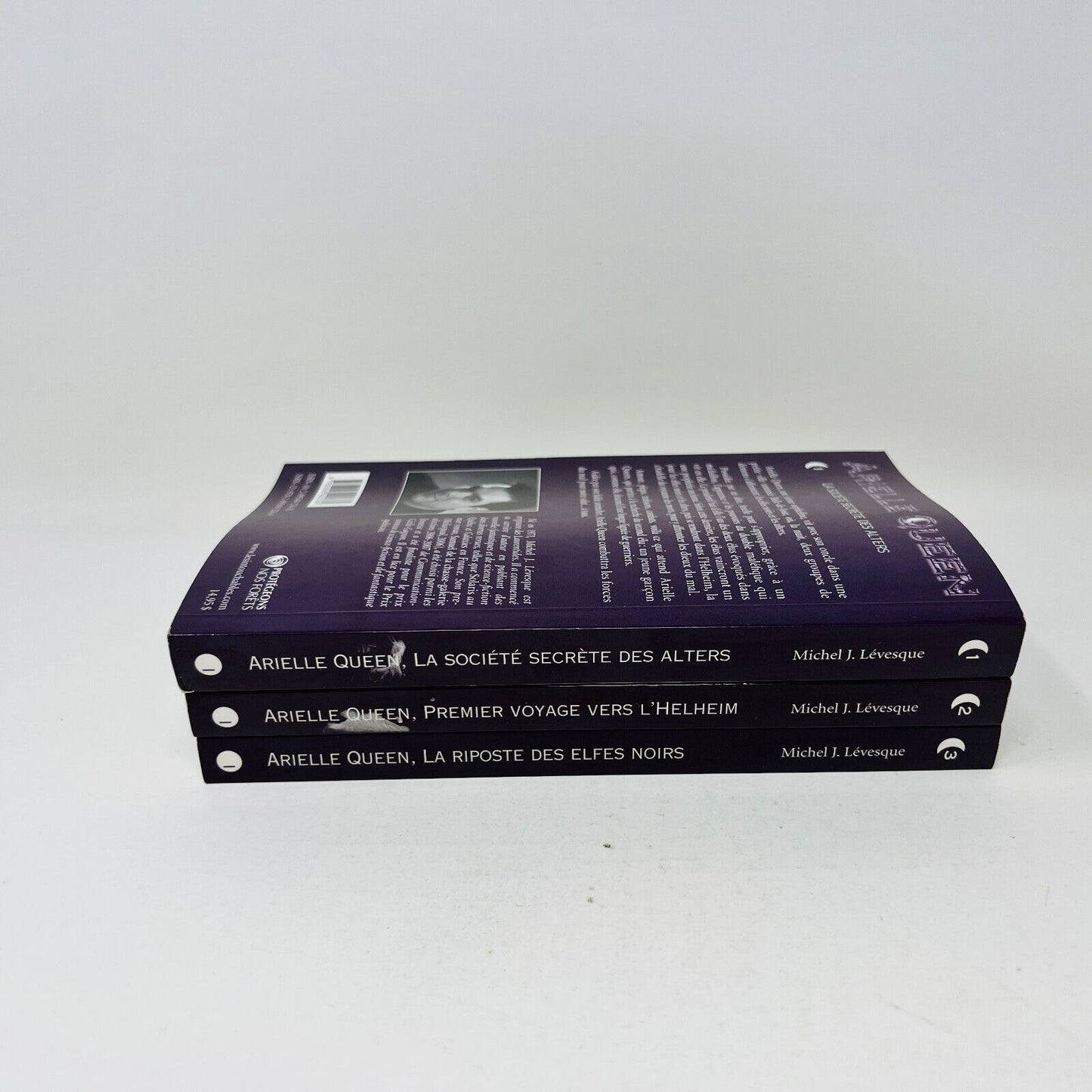 Arielle Queen #1-3 de Michel J. Lévesques Lot Livres Société Secrète des Alters