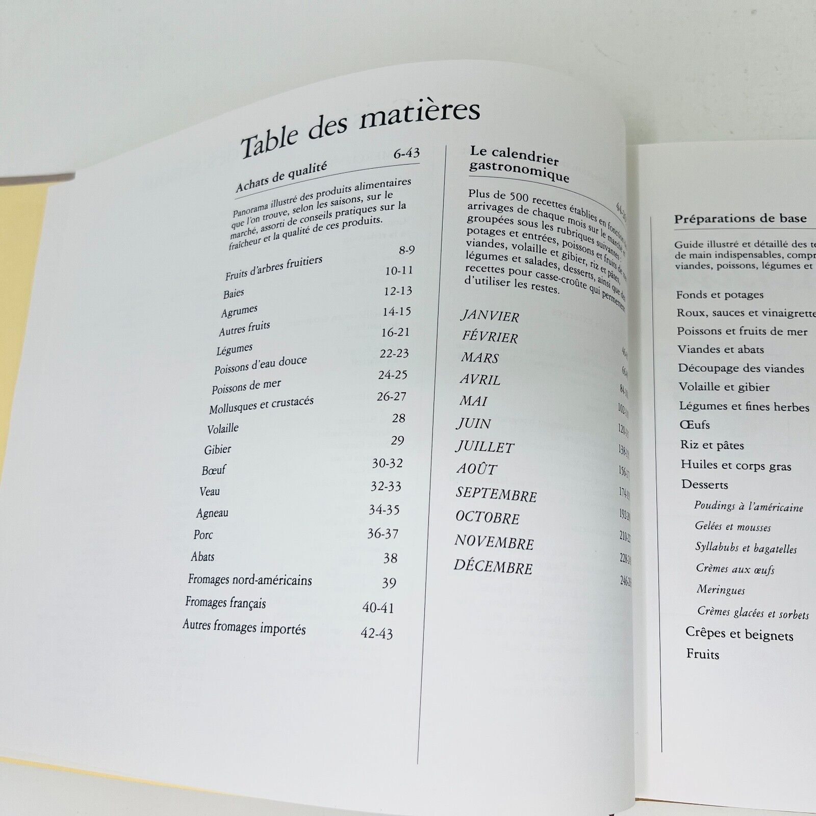 Cuisine au fil des Saisons Livre Recettes Sélection Reader's Digest 80s Français