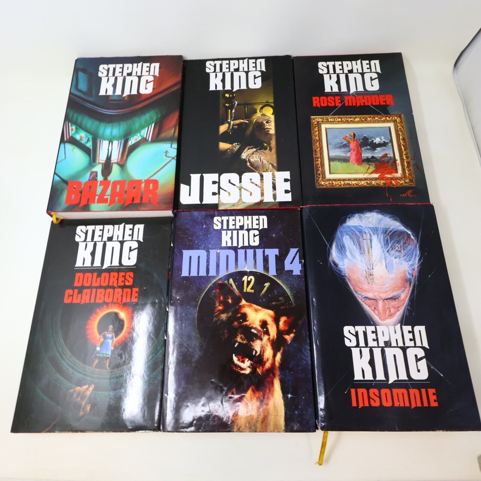 Lot 10 Livres Stephen King France-Loisirs/JCLattès Charlie Shinning Français