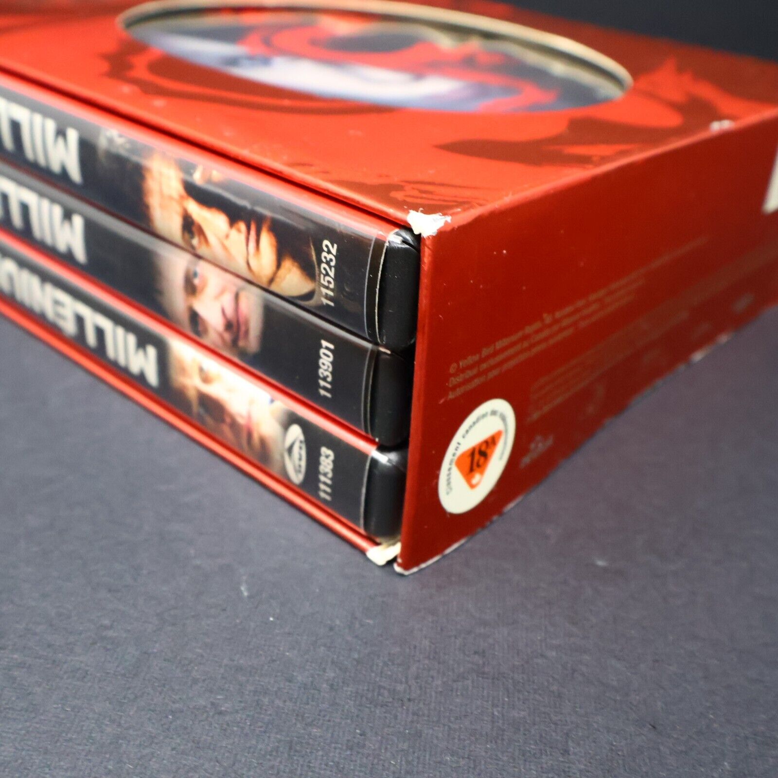 Millénium La Trilogie DVD Testé 2010 3 Films Français/French Noomi Rapace NTSC
