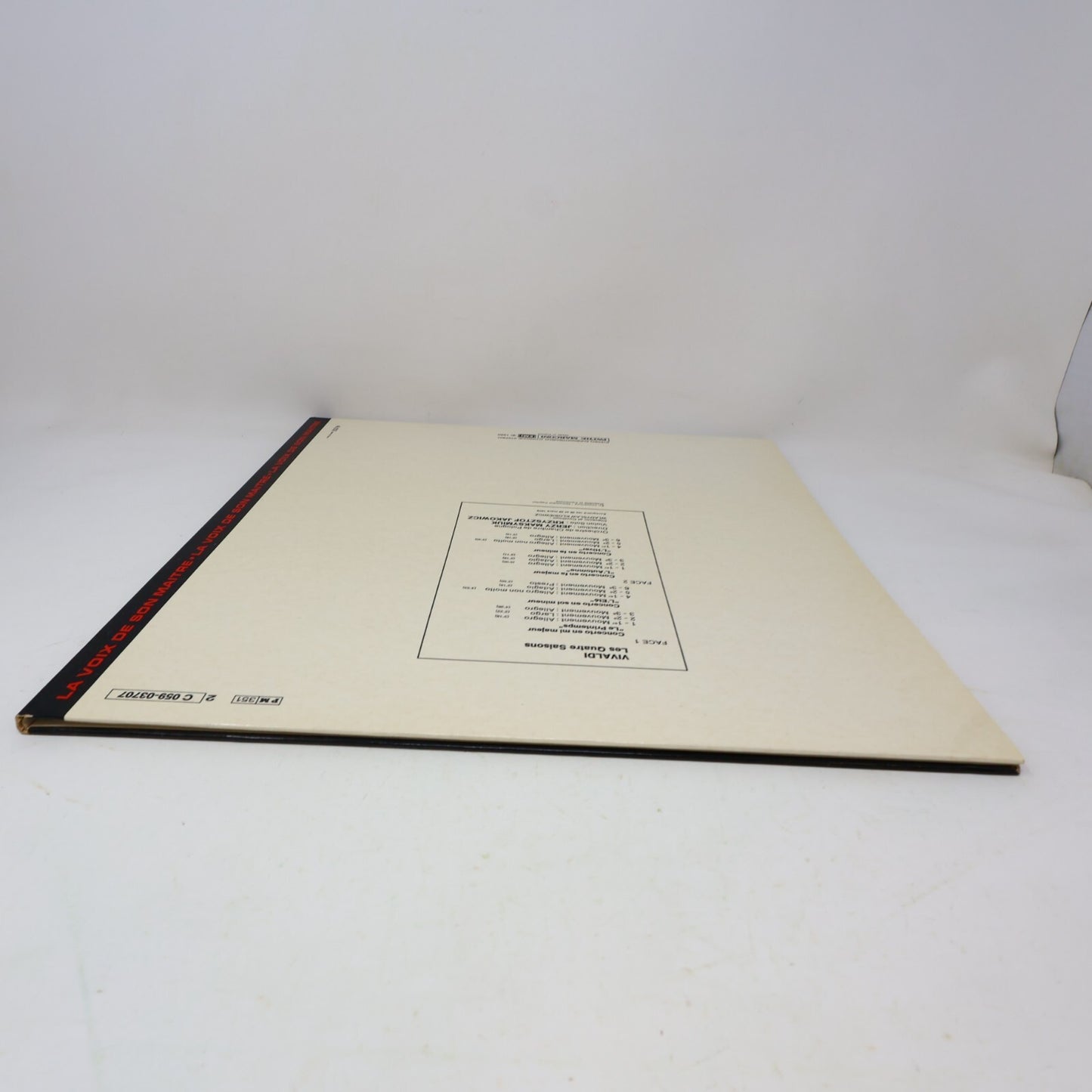 Jerzy Maksymiuk Vivaldi Les Quatre Saisons Orchestre Pologne Record C 059-03707