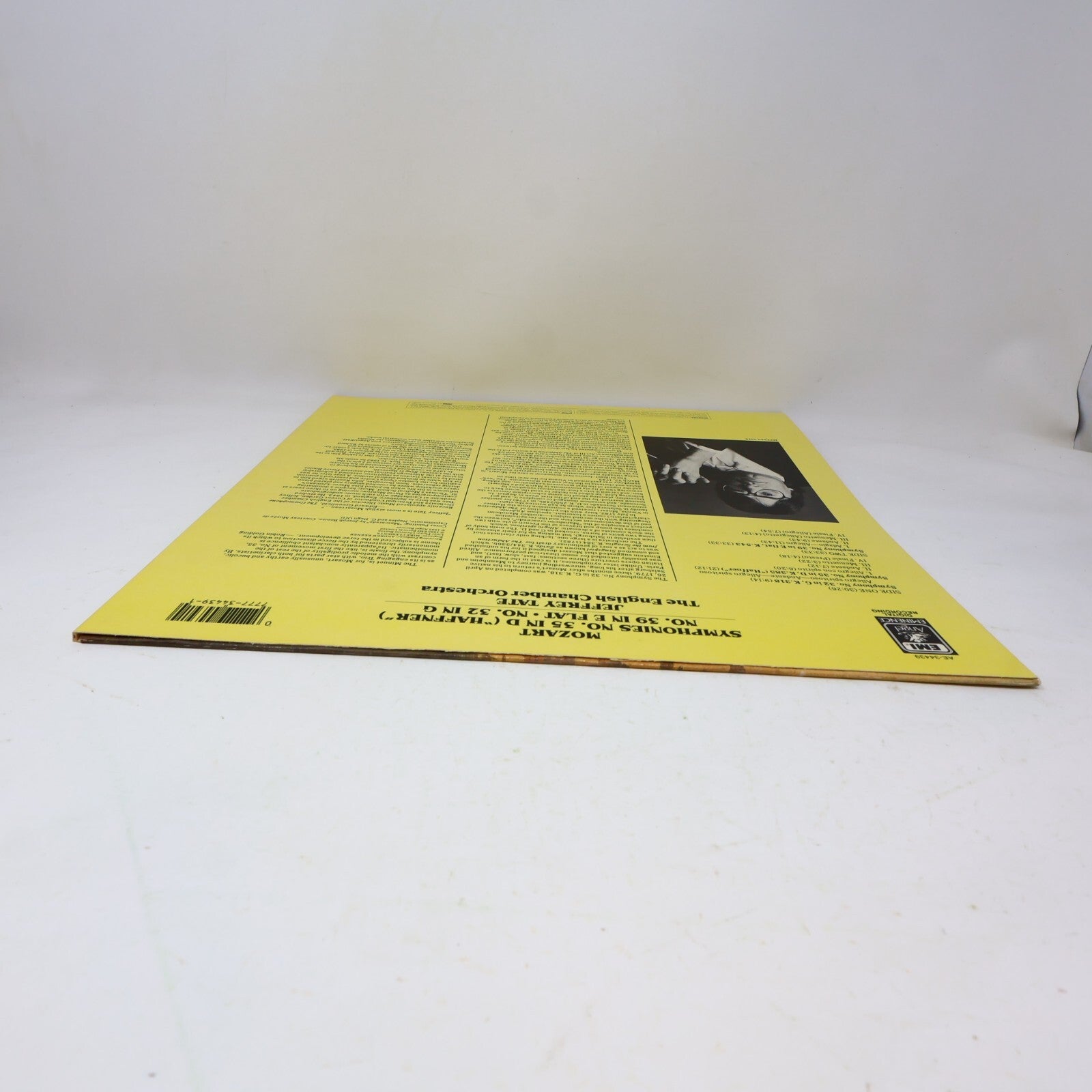 Jeffrey Tate Conducts Mozart English Chamber Orchestra Record AE-34439 Emi 1985