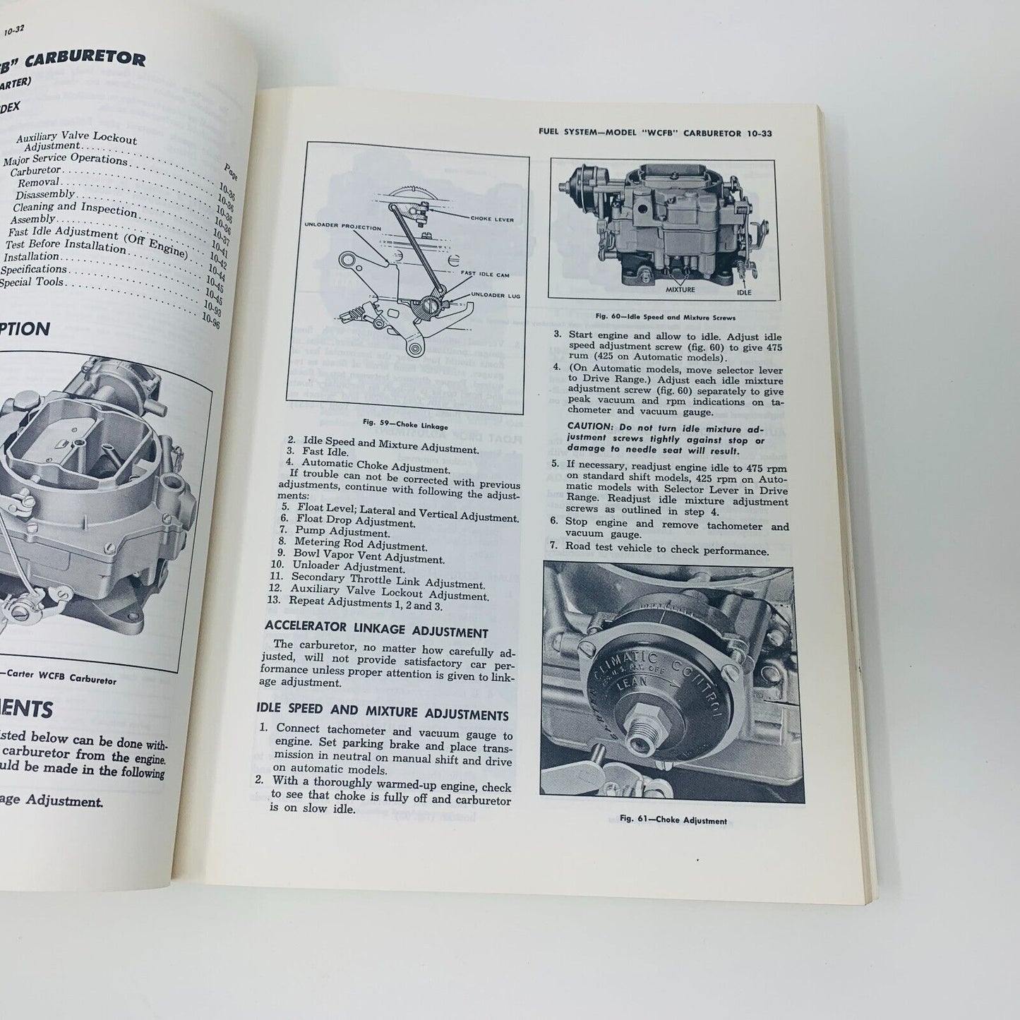 1958 Chevrolet Passenger Car Maintenance Manual Second Edition PSD 53-36 Book