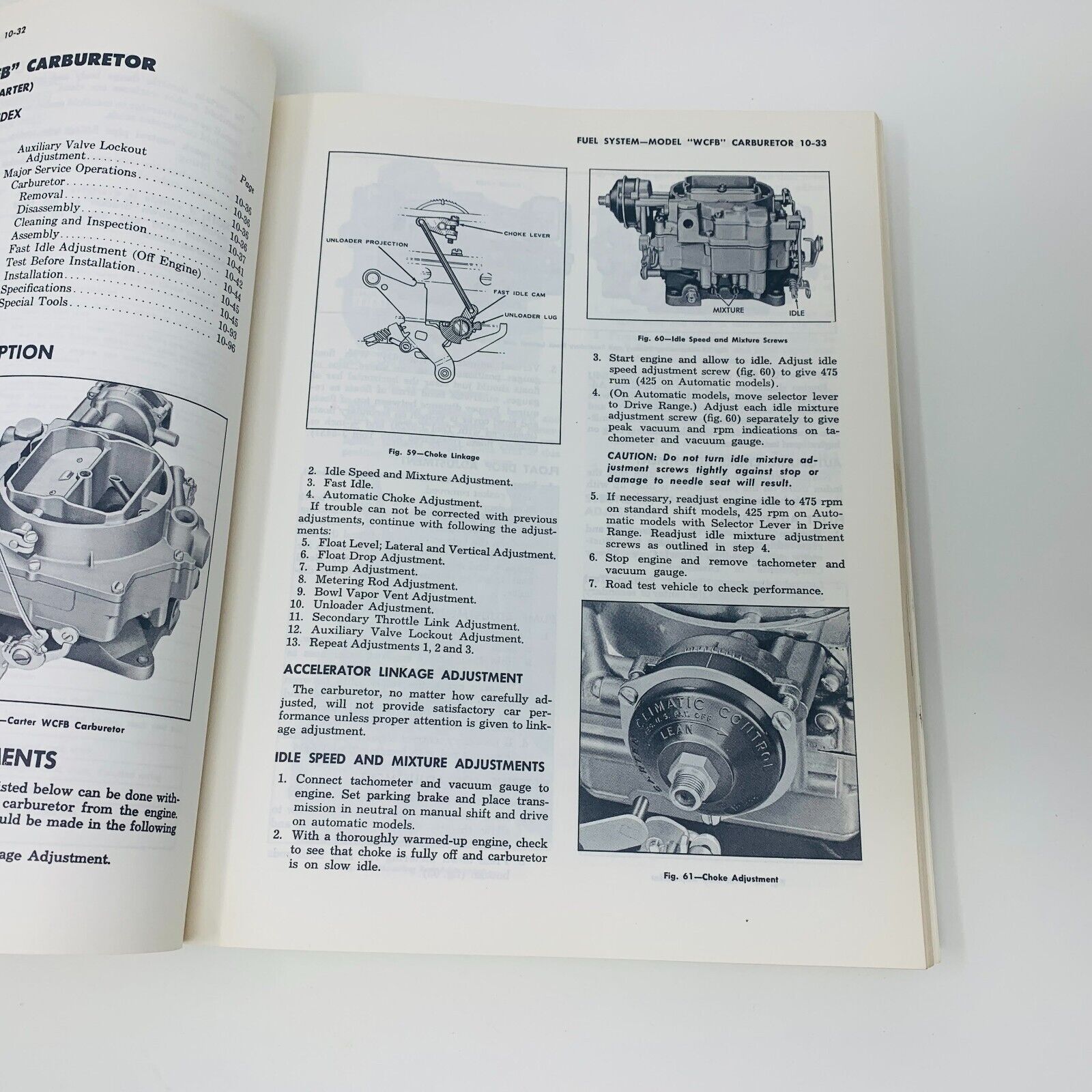 1958 Chevrolet Passenger Car Maintenance Manual Second Edition PSD 53-36 Book