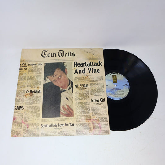 Tom Waits Heartattack And Vine LP Record Vinyl Asylum X6E-295 Canada 1980 Rock