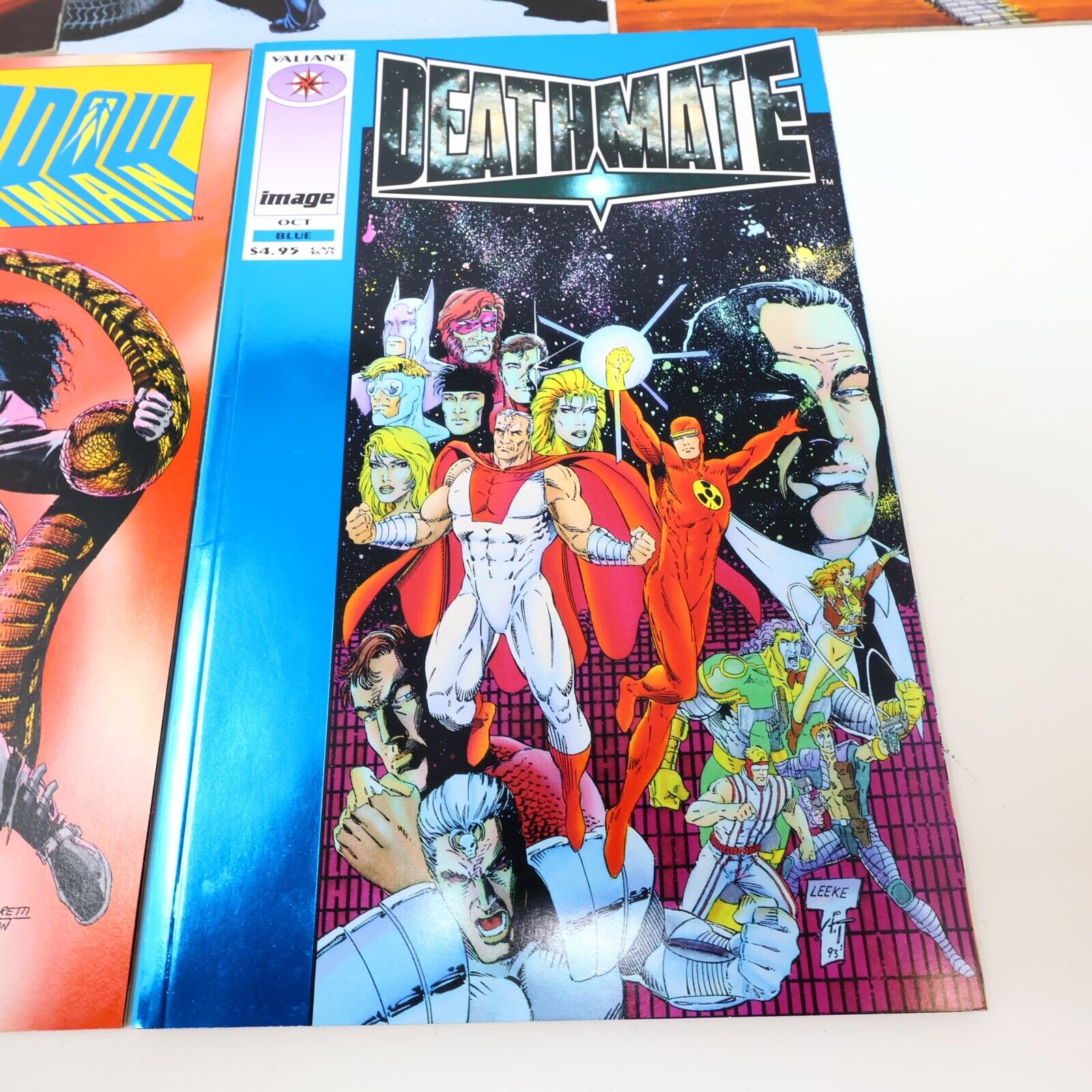 Lot 5 Mixed Valiant Comics Bloodshot Deathmate Turok Shadow Eternal Warrior 90s