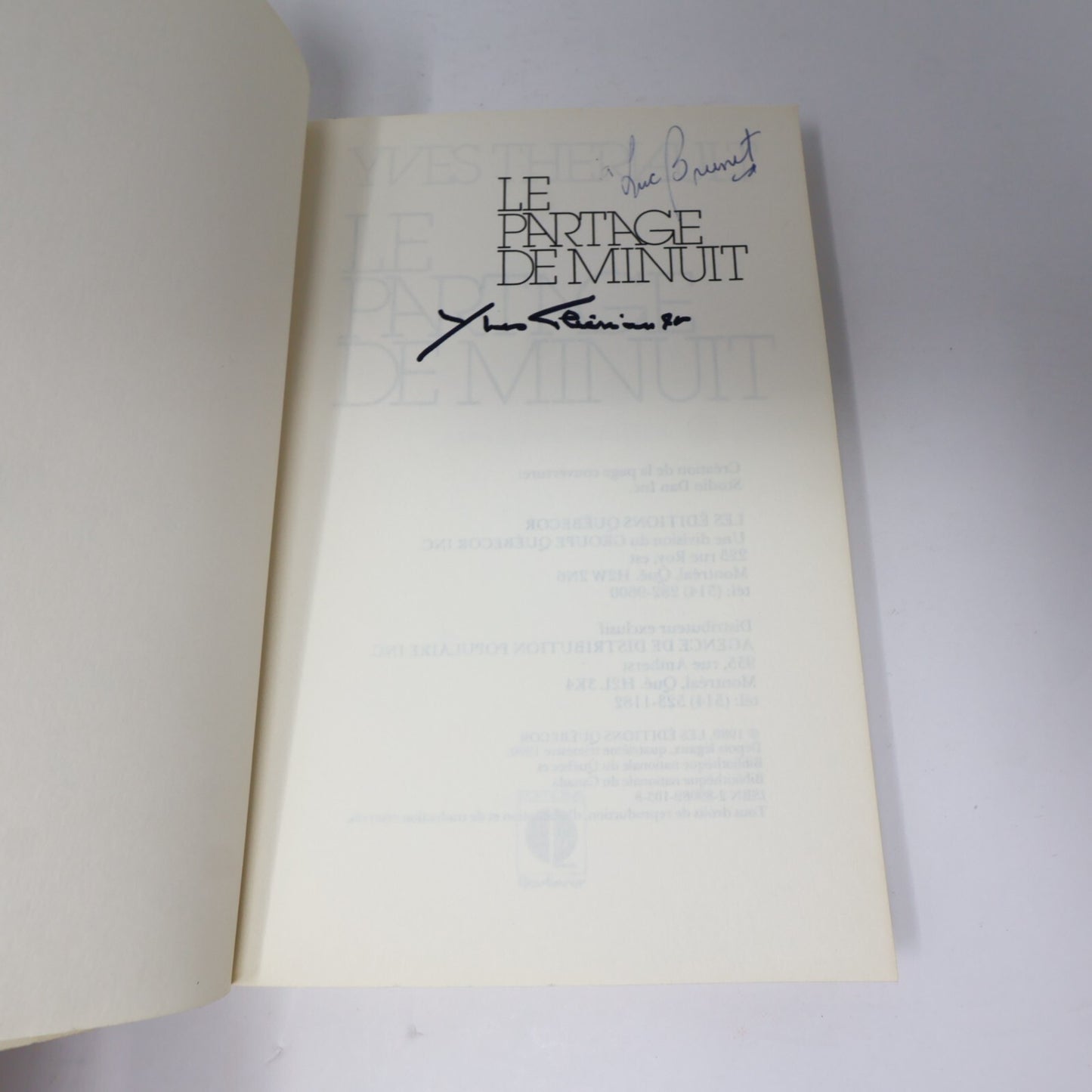 Yves Thériault Lot 8 Livres Agaguk/Quête de l'Ourse/Le Dernier Havre Roman PB