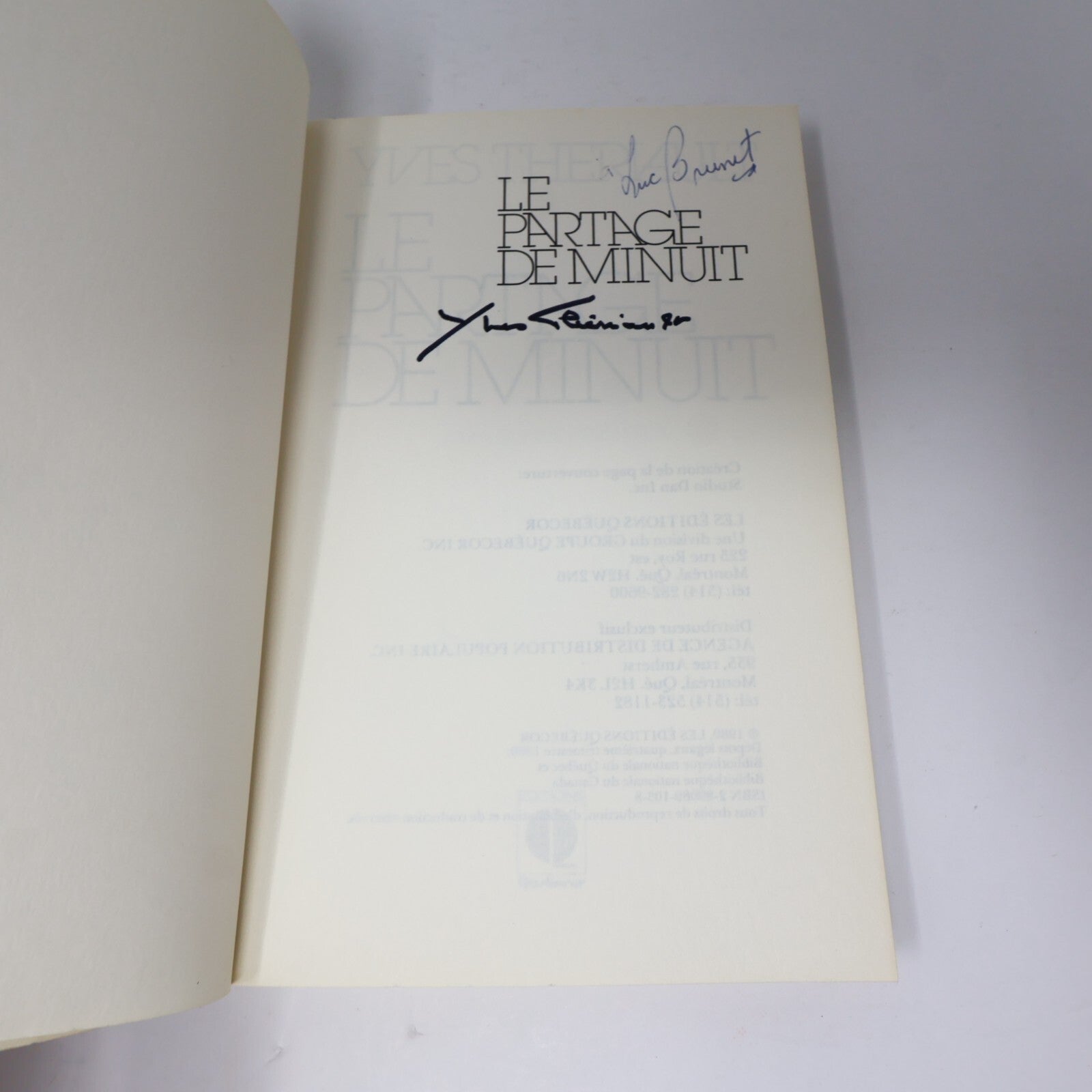 Yves Thériault Lot 8 Livres Agaguk/Quête de l'Ourse/Le Dernier Havre Roman PB