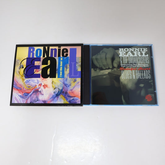 Ronnie Earl 2 CD Lot Blues & Ballads/I Feel Like Goin' On Donna/Hey José/Alabama