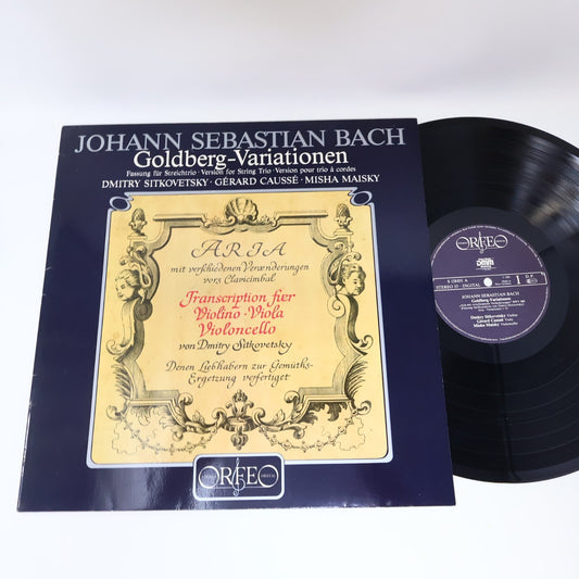 Bach Goldberg Variationen Sitkovetsky/Caussé/Maisky Orfeo Record Vinyl S 138 851