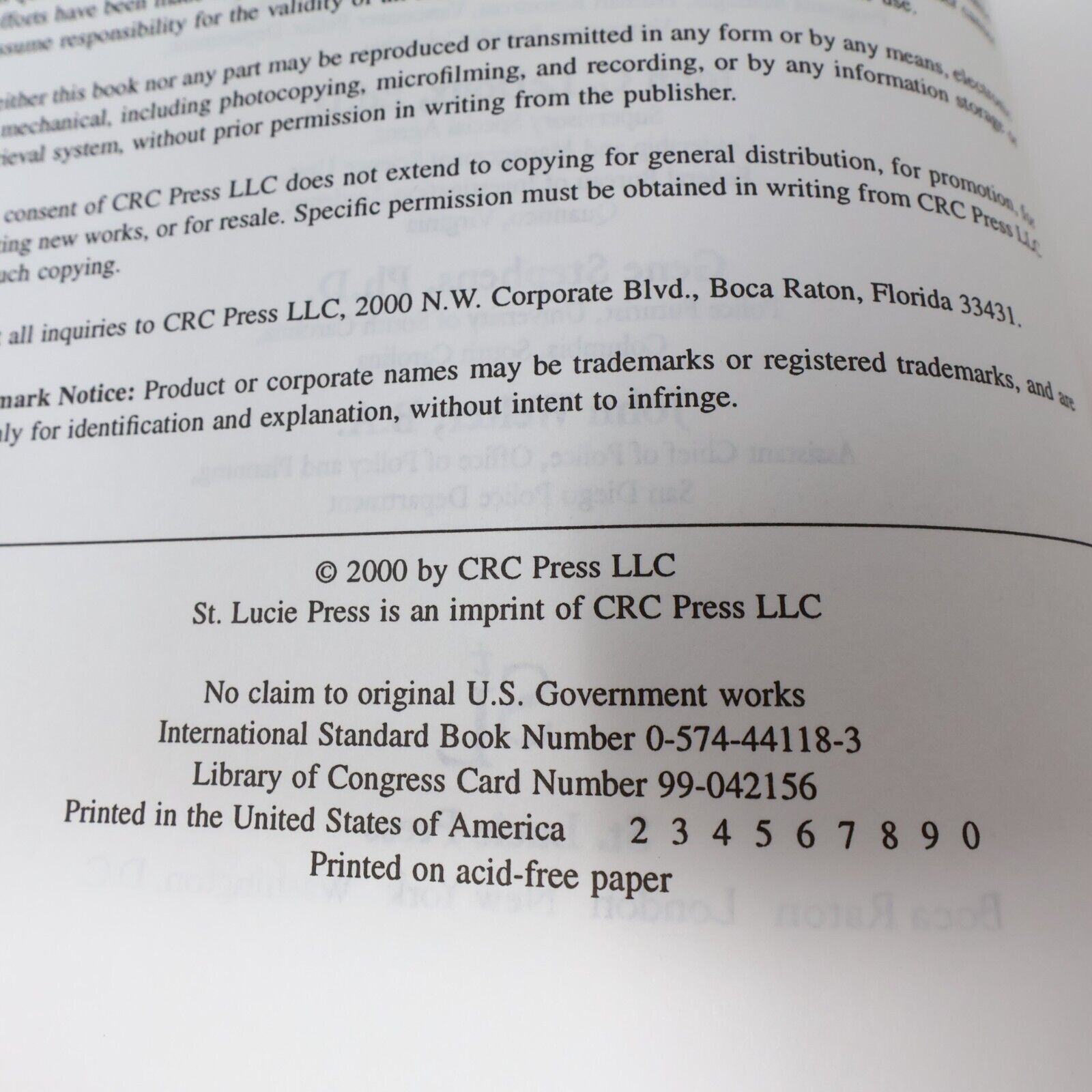 1999 Every Officer Is a Leader Terry Anderson Justice Police Public Safety Book