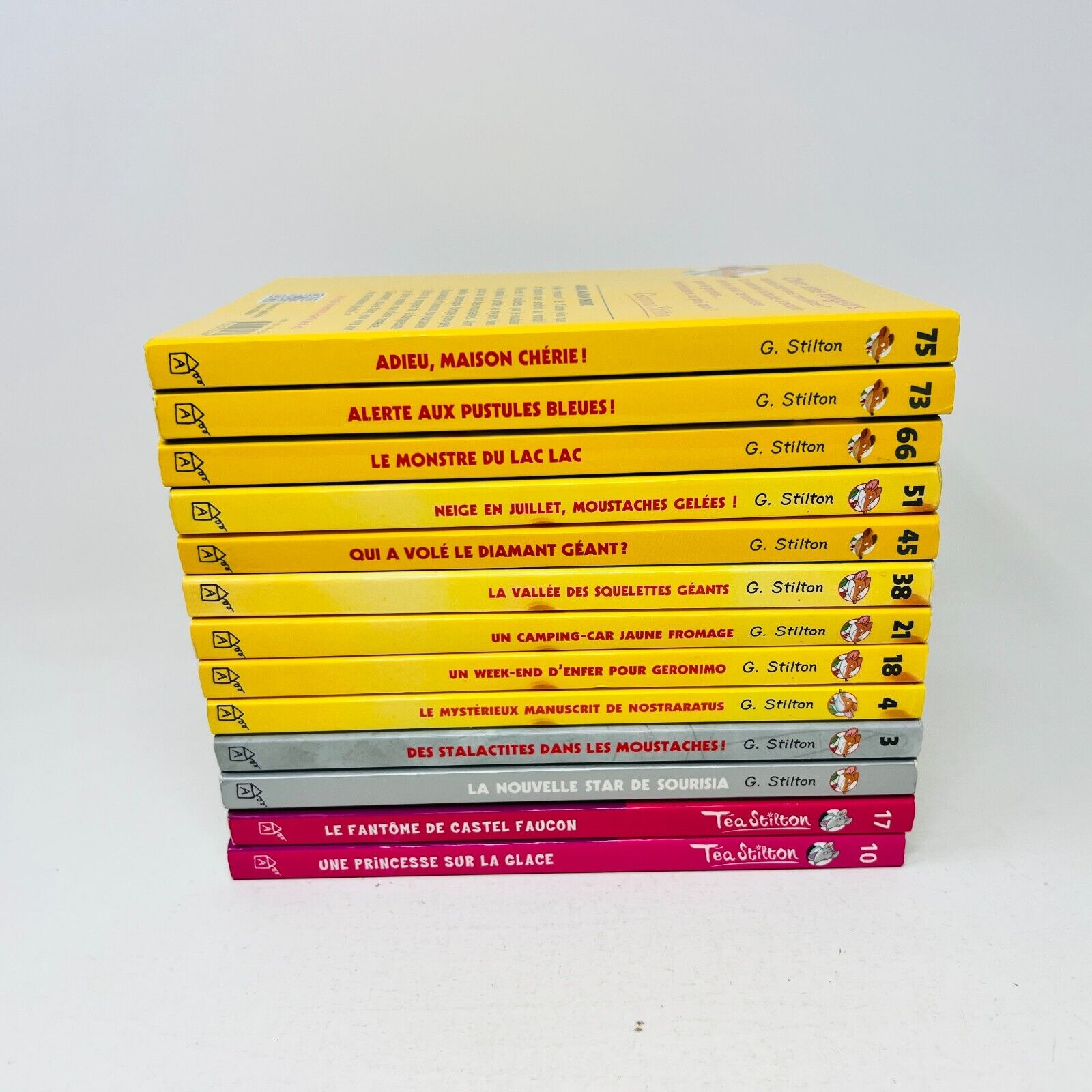 13x Geronimo/Téa Stilton Lot Enfants Français/French Children Monstre du Lac Lac