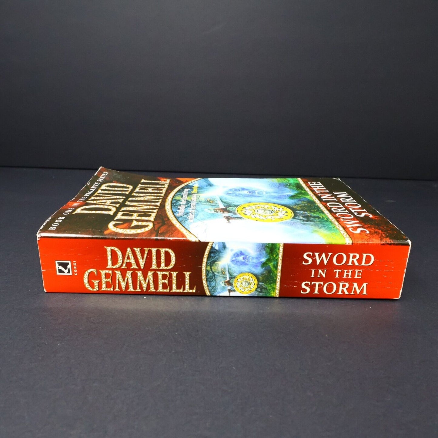 1999 Rigante #1 Sword in the Storm by David Gemmell Fantasy Corgi Book Paperback