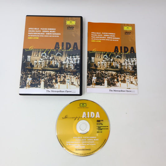 Giuseppe Verdi Aida DVD Metropolitan Opera James Levine Placido Domingo NTSC 4:3