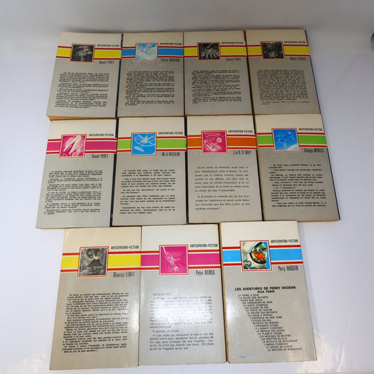 Anticipation Lot 11 Livres Fleuve Noir L'Iceberg Rouge/Métamorphose French 70s