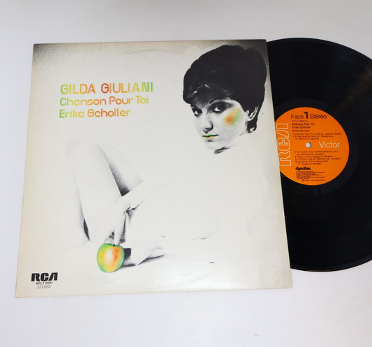 Gilda Giuliani Chanson pour toi Erika Scholler Disque LP 1975 Record KPL1 0091