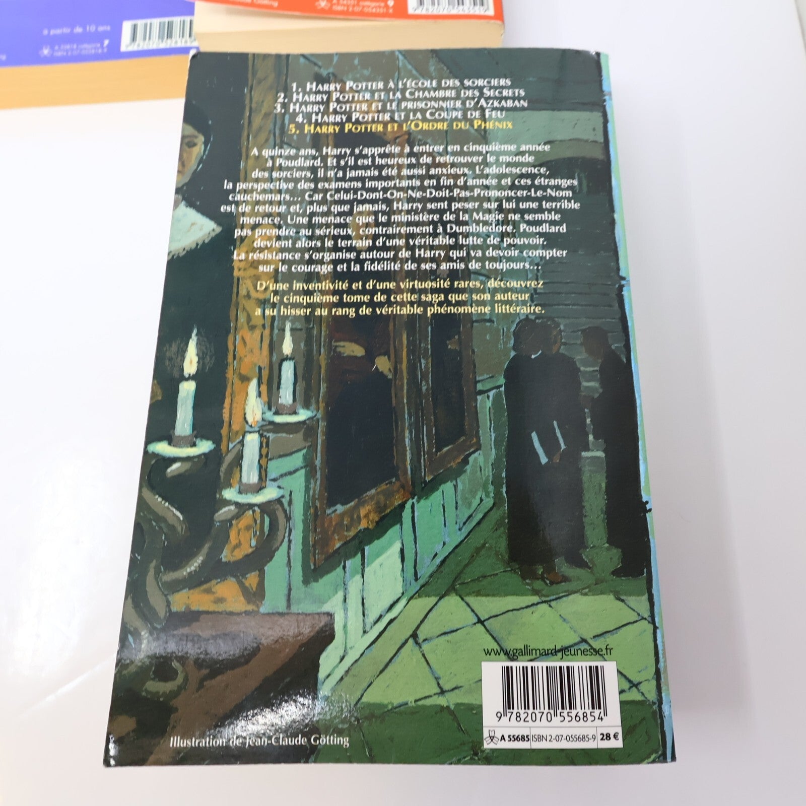 Harry Potter #1-7 Folio Junior Série Complète Lot 7 Livres J.K. Rowling Français