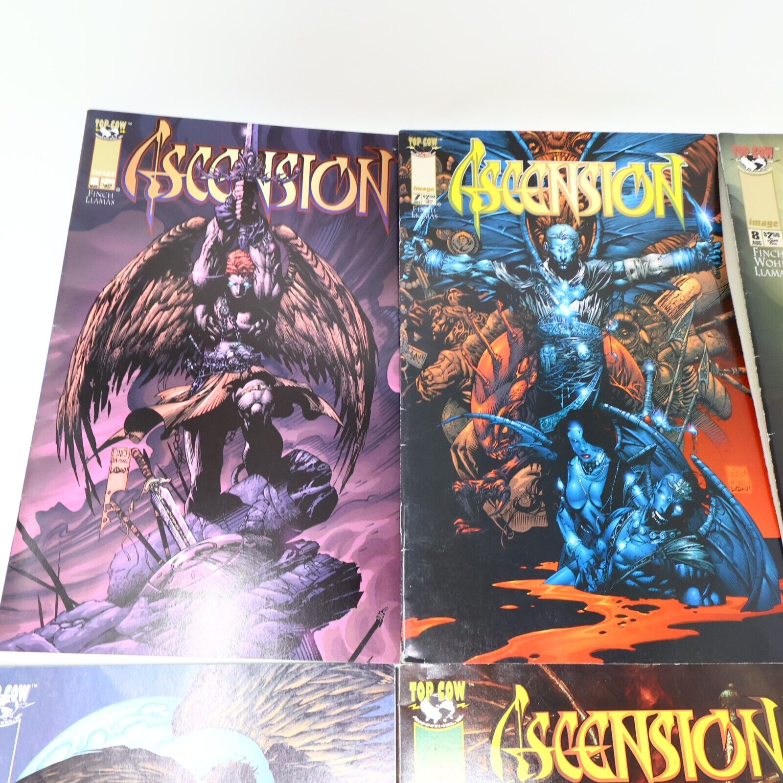 Lot 9 Comics Ascension #6-8 10-11 16 19-20 22 David Finch/Victor Llamas 90s