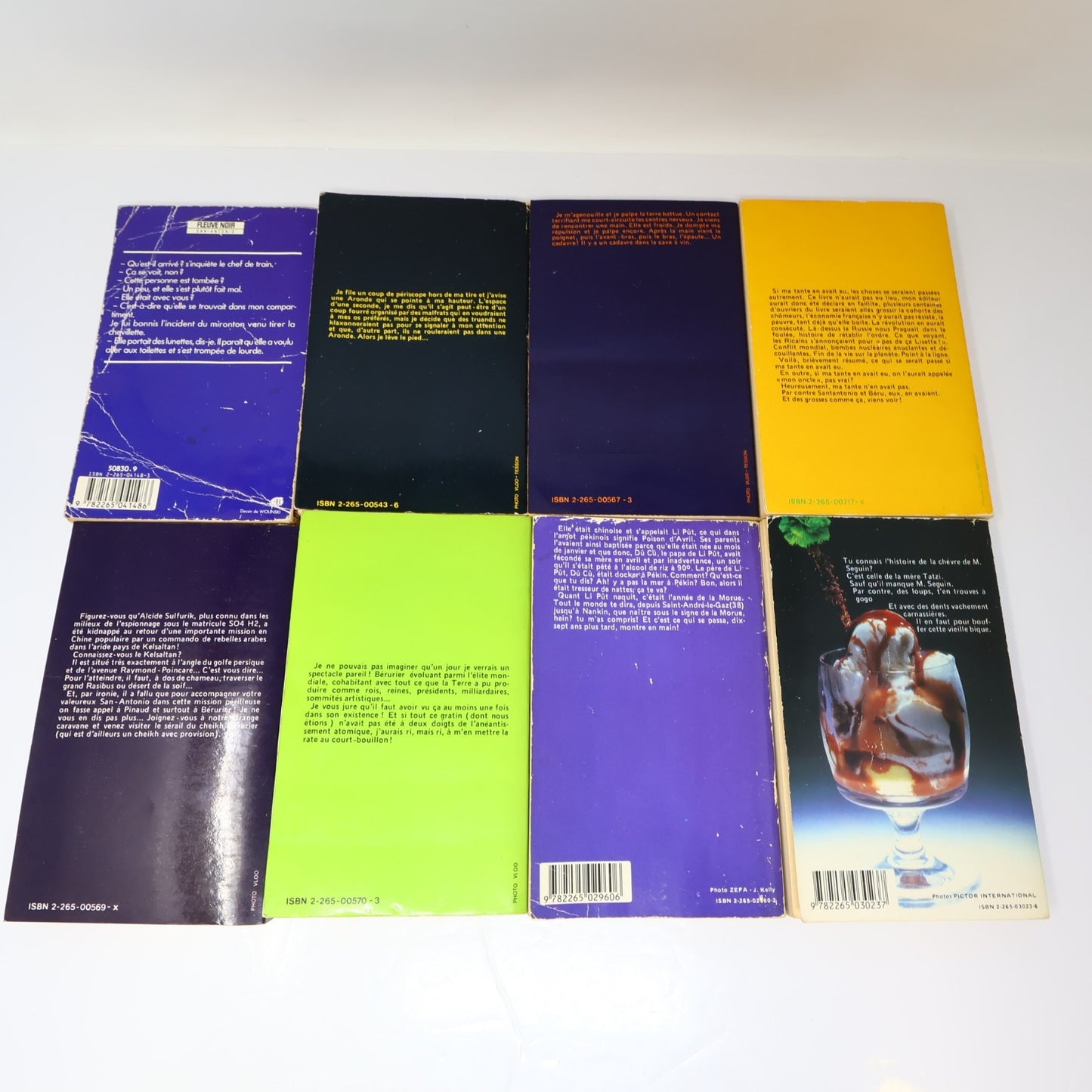 San-Antonio Lot 40 Livres Crime et Mystère Policier Thriller Fleuve Noir PB Vtg