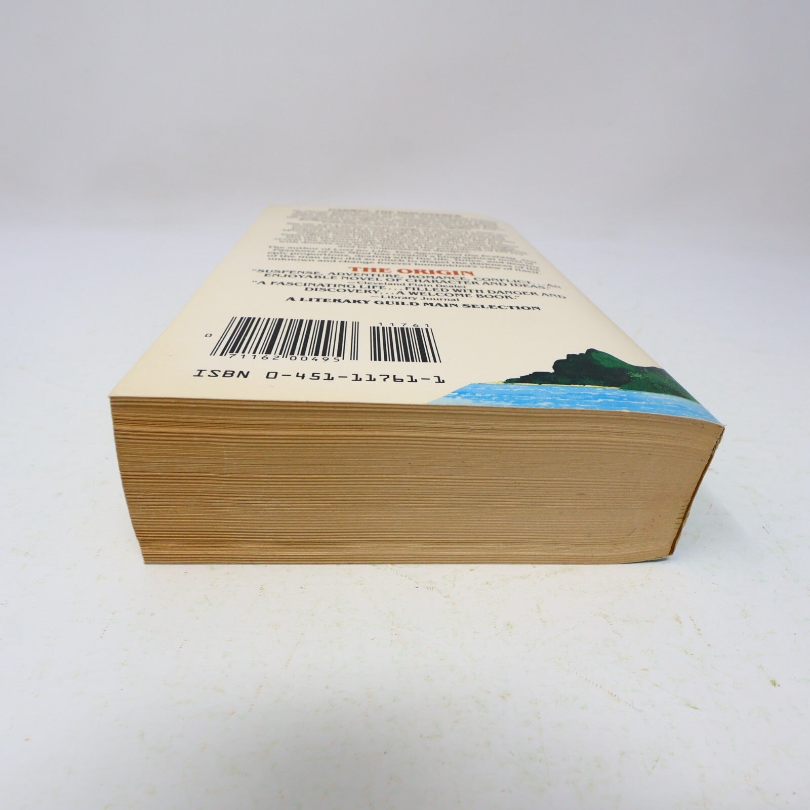 1982 The Origin a Biographical Novel of Charles Darwin Irving Stone Signet Book