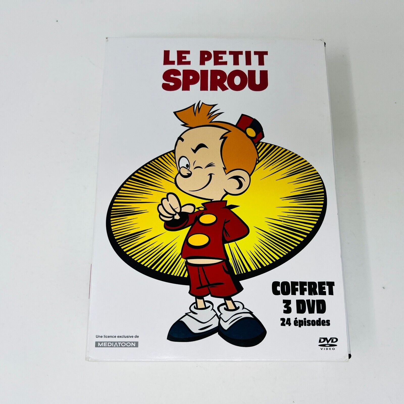 2012 Le Petit Spirou Coffret DVD Testé 24 Épisodes en Français Enfants Région 1