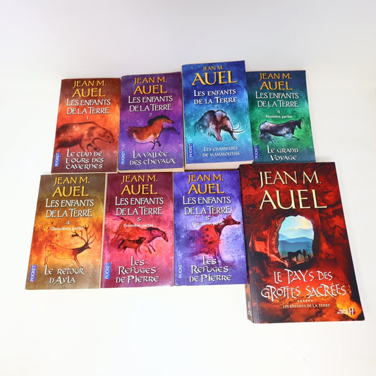 Lot 8 Livres Les Enfants de la Terre #1-6 Jean M. Auel Série Complète Français