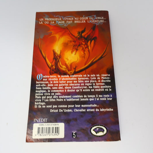 1990 Royaumes Oubliés #5 Terre d'Exil La Trilogie de l'Elfe Noir Fantasy Livre