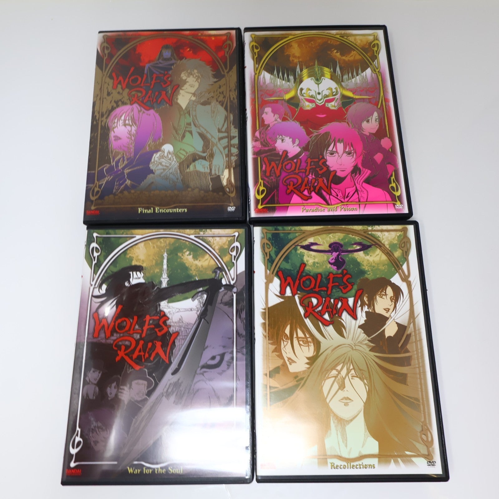 Wolf’s Rain Limited Edition Box Set DVD Anime Complete Series #1-7 Bandai NTSC