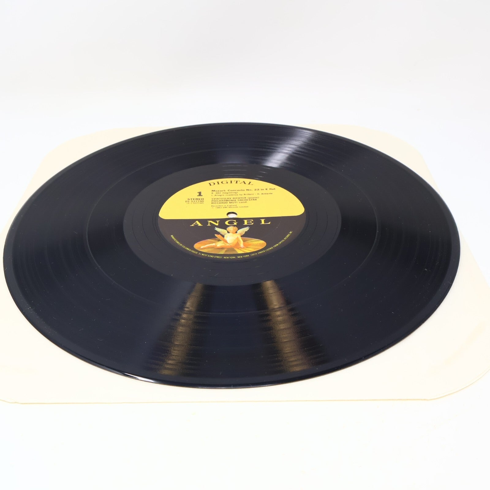 Riccardo Muti Sviatoslav Richter Wolfgang Amadeus Mozart Record DS 537740 EMI