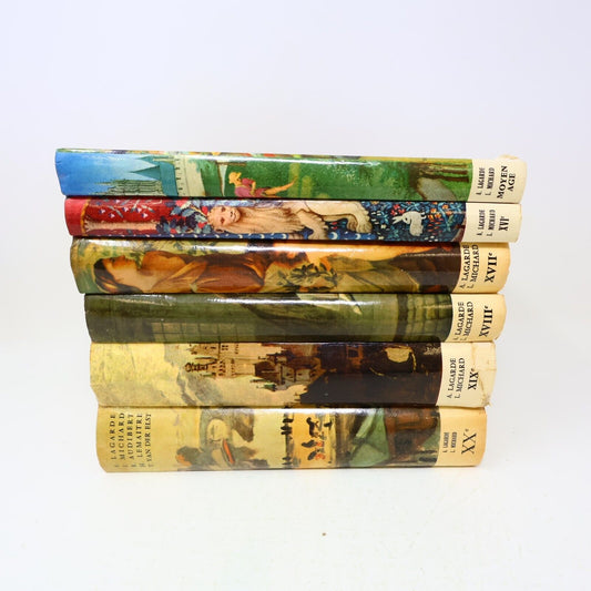 Collection Littéraire Lagarde et Michard Lot 6 Livres Série Complète Français HC