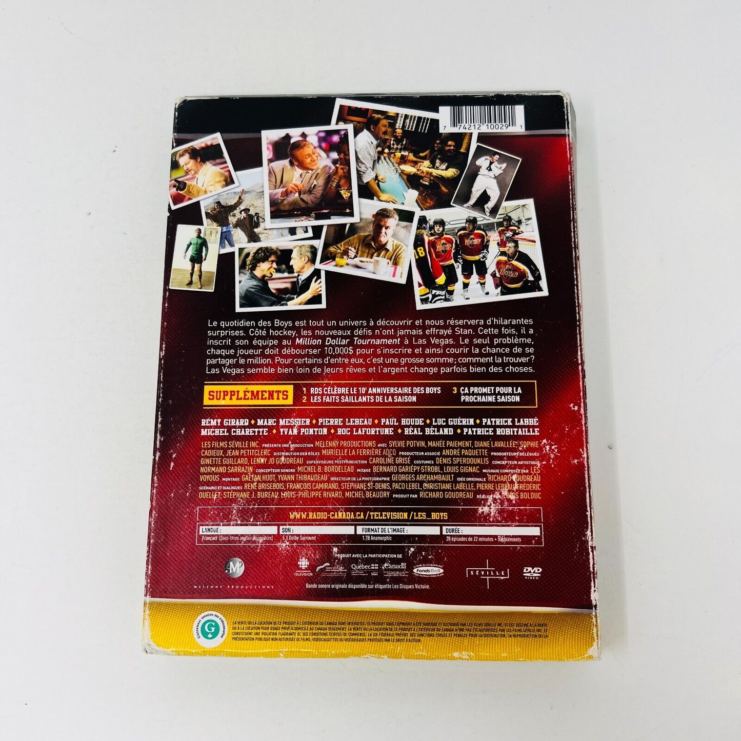 2008 Les Boys La Série 1 DVD Testé Français Rémy Girard/Marc Messier/Réal Béland