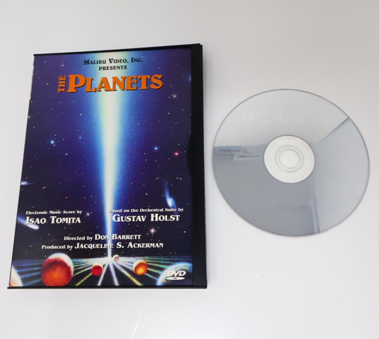 The Planets DVD 1997 Malibu Video Gustav Holst/Tomita NTSC Music Solar System