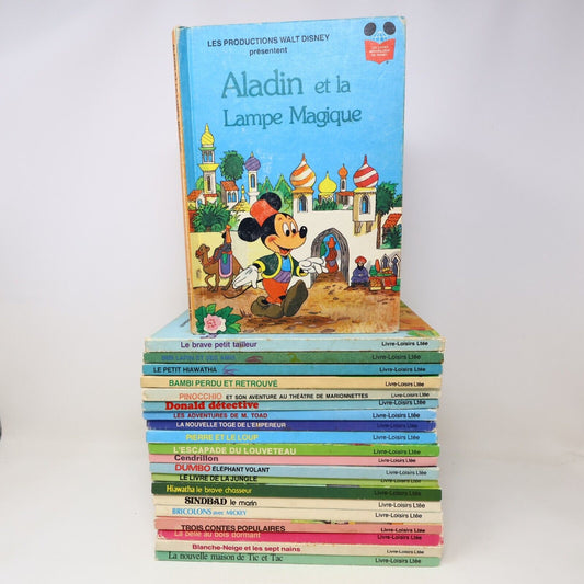 21x Livres Merveilleux de Disney Jeunes Enfants Livre-Loisirs Lot Français HC