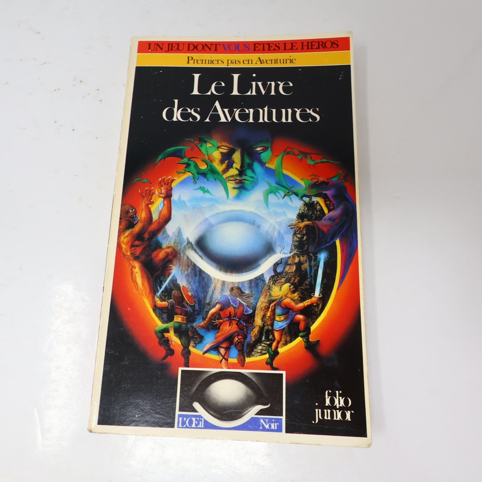 L'Oeil Noir LDVELH Lot 3 Livre des Aventures/Héros Monstres et Forces Obscures