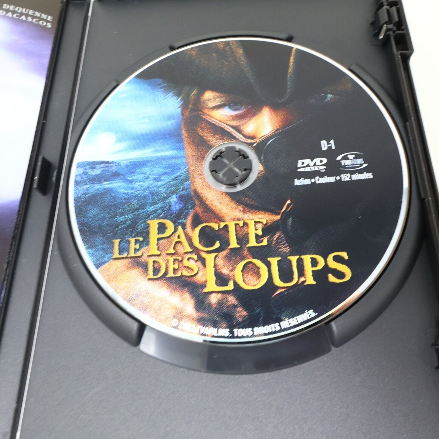 Le Pacte des Loups DVD Testé Français French NTSC Vincent Cassel Monica Bellucci
