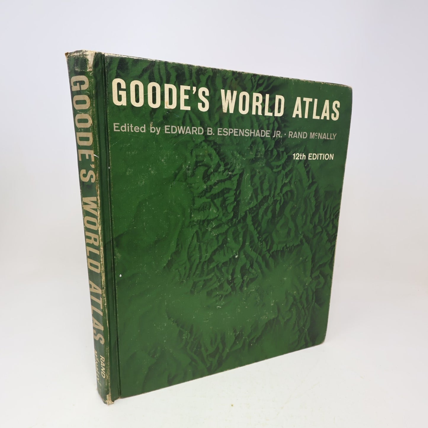 1966 Goode's World Atlas 12Th Edition Edward B. Espenshade Jr. Geography Book HC